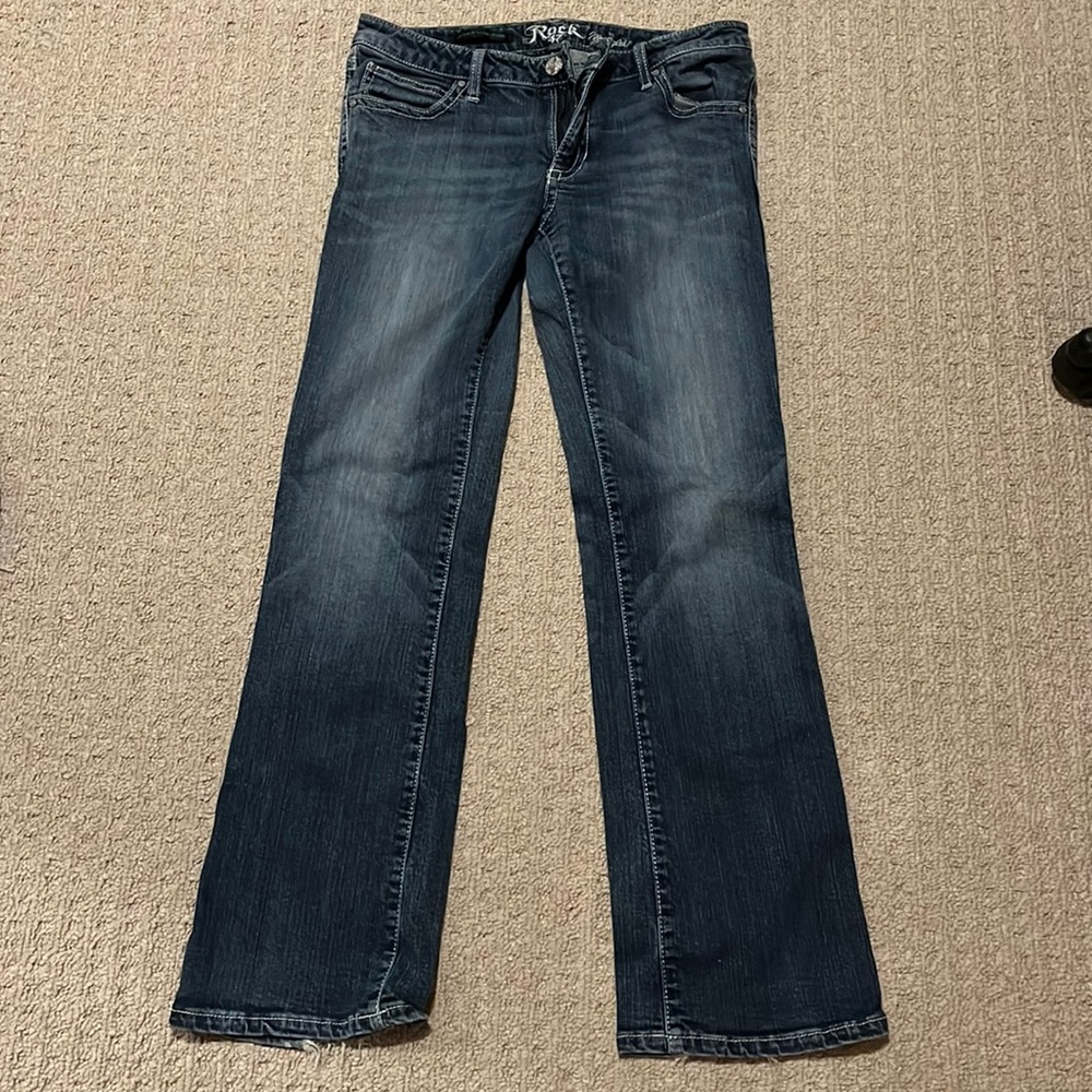 Rock 47 Wrangler bootcut jeans. Size 7 x 32.
